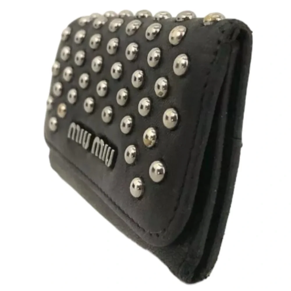Miu Miu Studded Key Wallet